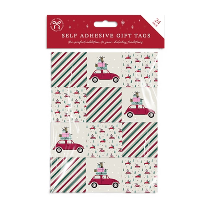 Wholesale Self Adhesive Gift Tags 24pk | Wholesale Direct