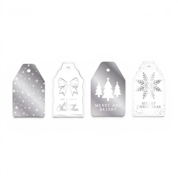 Wholesale Luxury Silver Gift Tags 20pk | Wholesale Direct