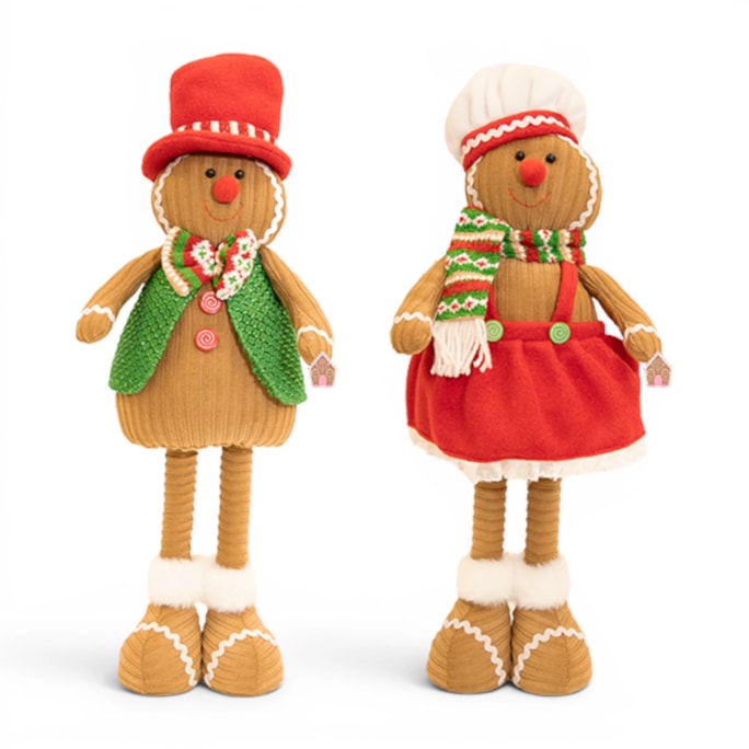 Wholesale Gingerbread Standing Decoration 55cm | Wholesale Direct Wholesale Gingerbread Standing Decoration 55cm | Wholesale Direct