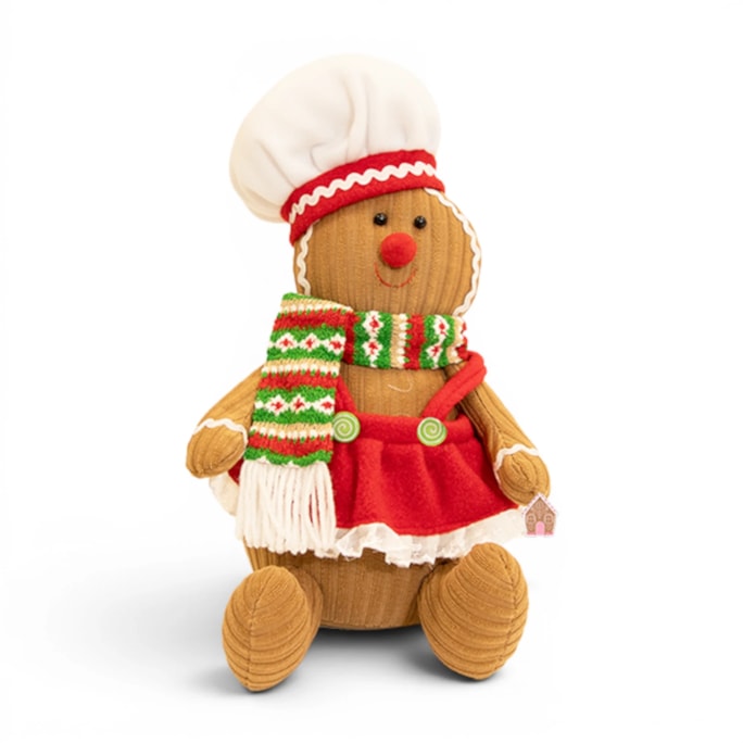 Wholesale Gingerbread Sitting Decoration 33cm | Wholesale Direct