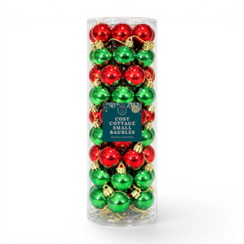 Wholesale Cosy Cottage Small Baubles 40pk | Wholesale Direct