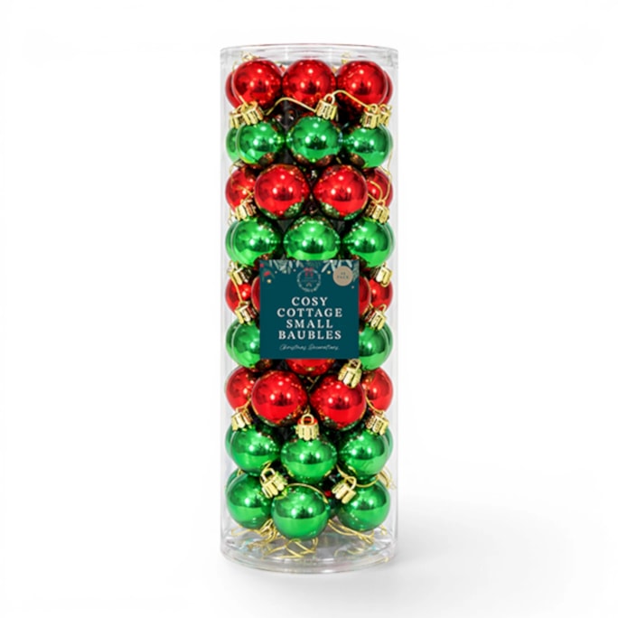 Wholesale Cosy Cottage Small Baubles 40pk | Wholesale Direct