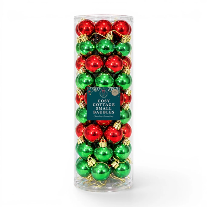 Wholesale Cosy Cottage Small Baubles 40pk | Wholesale Direct