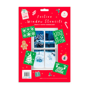 Wholesale Christmas Window Stencils 4pk | Wholesale Direct Wholesale Christmas Window Stencils 4pk | Wholesale Direct