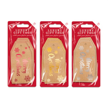 Wholesale Christmas Kraft Gift Tags 20pk | Wholesale Direct