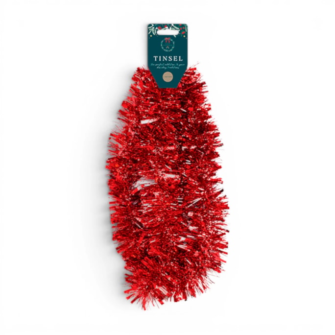 Wholesale Red Christmas Tinsel 2m | Wholesale Direct Wholesale Red Christmas Tinsel 2m | Wholesale Direct