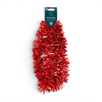 Wholesale Red Christmas Tinsel 2m | Wholesale Direct