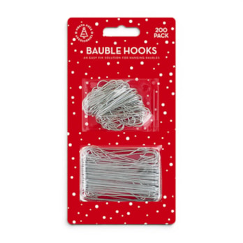 Wholesale Christmas Bauble Hooks - 200 Pack | Wholesale Direct