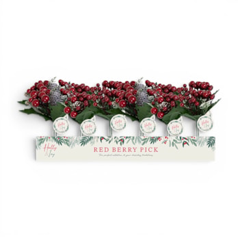 Wholesale Christmas Red Berry Pick CDU | Wholesale Direct