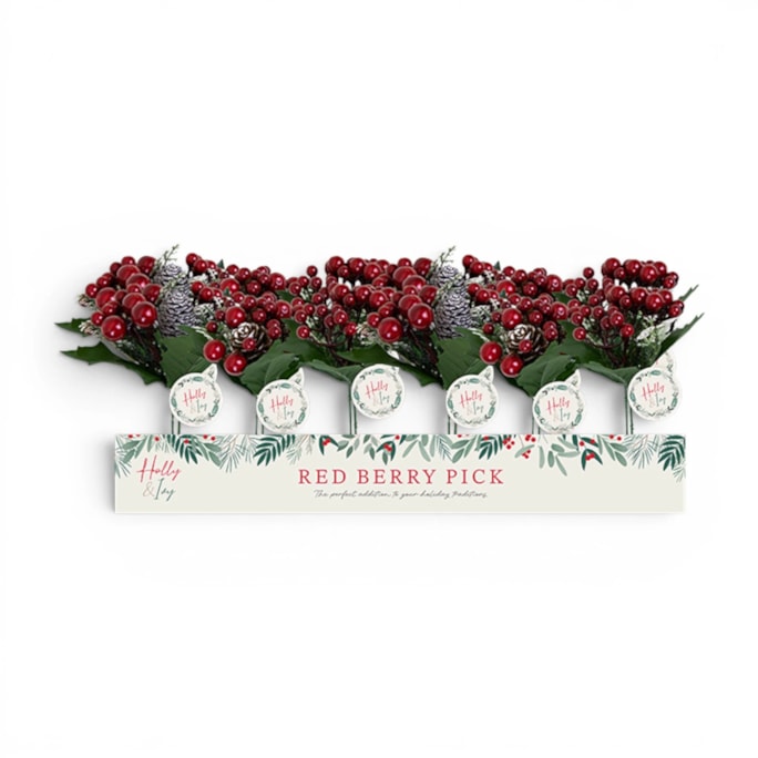 Wholesale Christmas Red Berry Pick CDU | Wholesale Direct