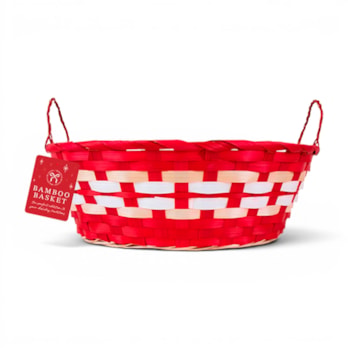 Wholesale Oval Basket With Handles 33cm x 25.5cm x 11cm | Wholesale Direct Wholesale Oval Basket With Handles 33cm x 25.5cm x 11cm | Wholesale Direct