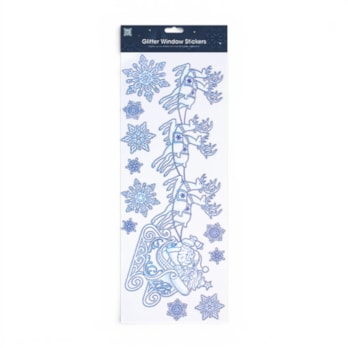 Wholesale Glitter Christmas Window Stickers | Wholesale Direct