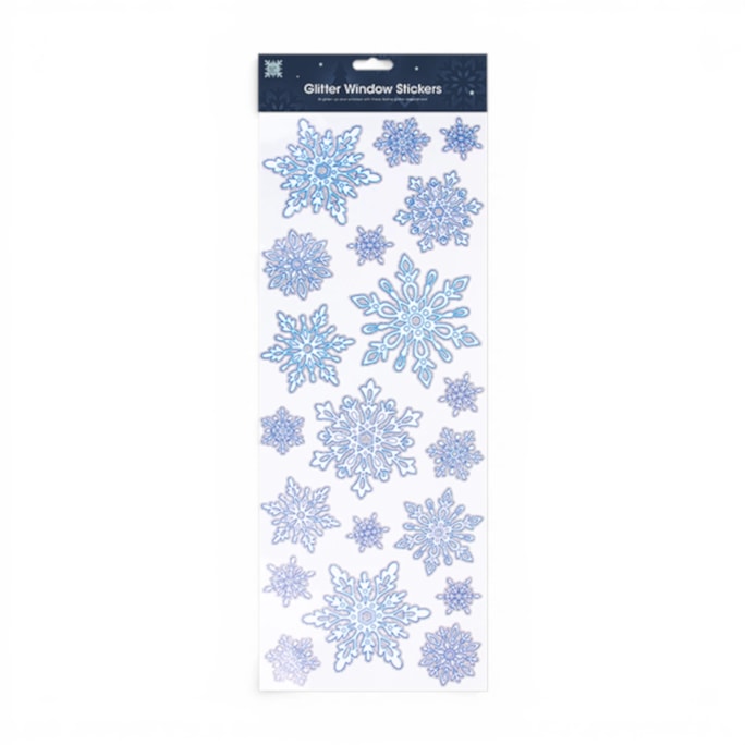 Wholesale Glitter Christmas Window Stickers | Wholesale Direct