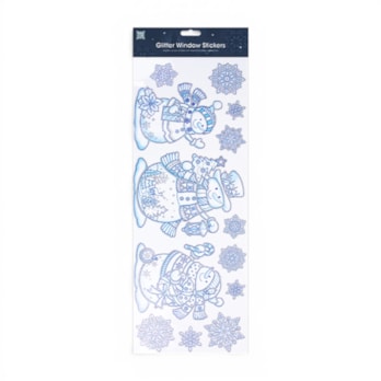 Wholesale Glitter Christmas Window Stickers | Wholesale Direct