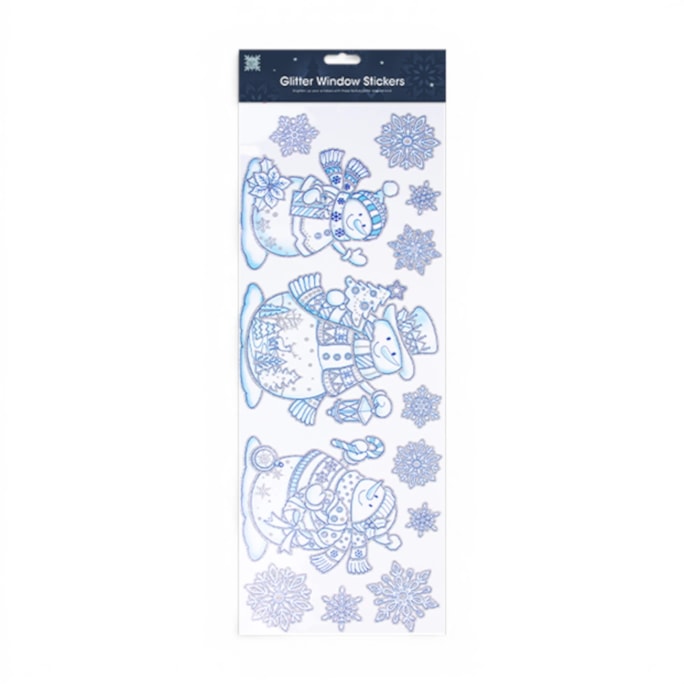 Wholesale Glitter Christmas Window Stickers | Wholesale Direct