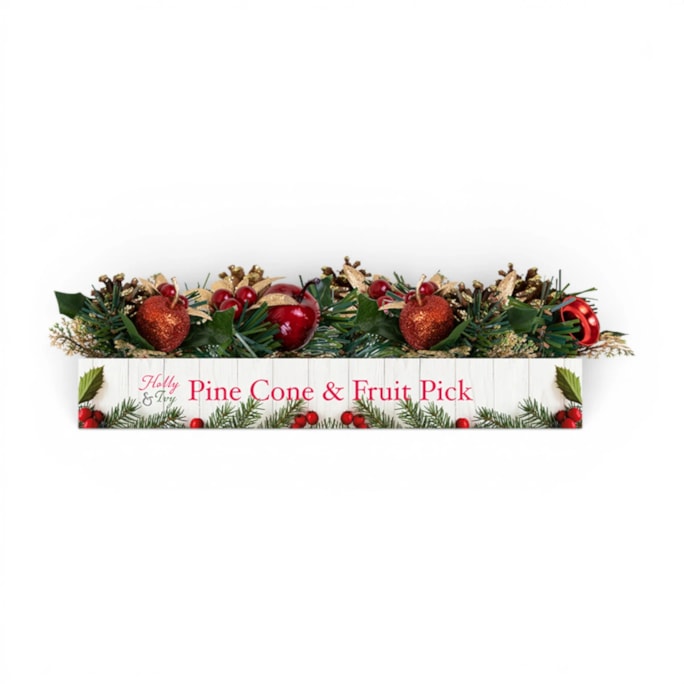 Wholesale Christmas Pine Cone & Fruit Pick CDU | Wholesale Direct