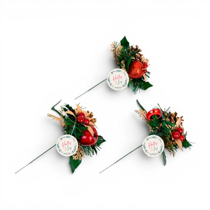 Wholesale Christmas Pine Cone & Fruit Pick CDU | Wholesale Direct
