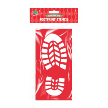 Wholesale Christmas Footprint Stencil | Wholesale Direct