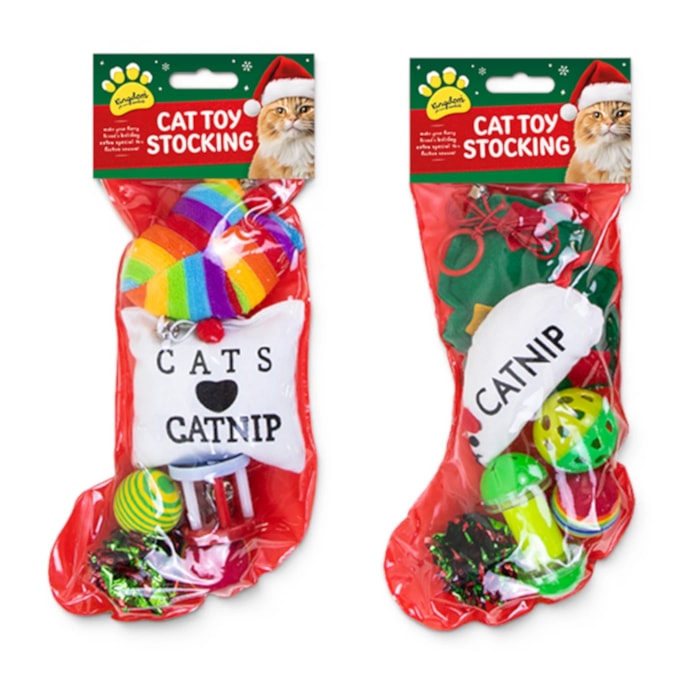 Wholesale Christmas Cat Toy Stocking | Wholesale Direct