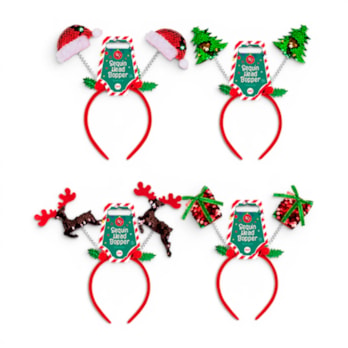 Wholesale Reversible Sequin Christmas Head Boppers | Wholesale Direct Wholesale Reversible Sequin Christmas Head Boppers | Wholesale Direct
