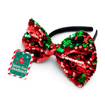 Wholesale Reversible Sequin Bow Headband | Wholesale Direct