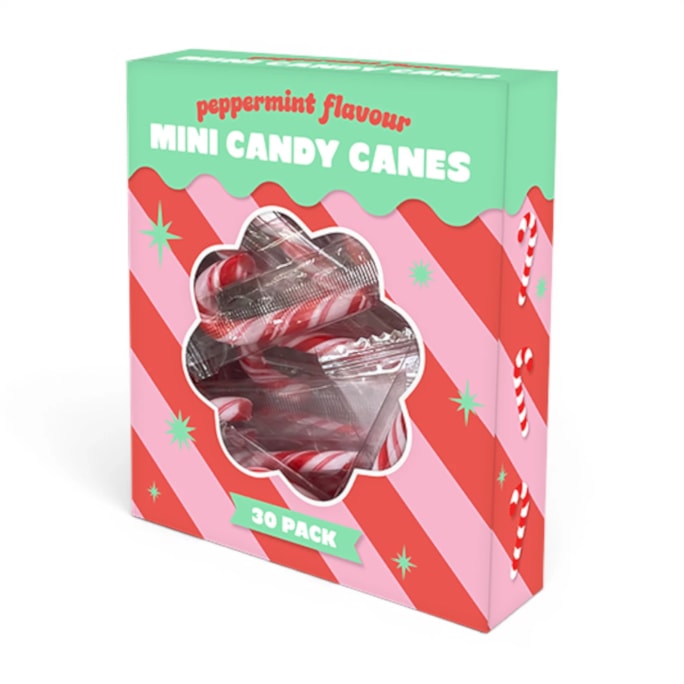 Wholesale Mini Mint Flavour Candy Canes 30pk | Wholesale Direct Wholesale Mini Mint Flavour Candy Canes 30pk | Wholesale Direct