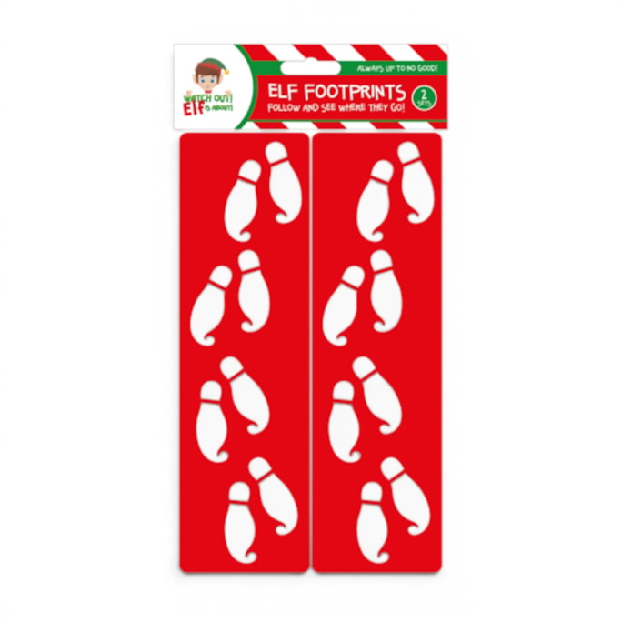 Wholesale Elf Footprint Stencils - 2 Pack | Wholesale Direct Wholesale Elf Footprint Stencils - 2 Pack | Wholesale Direct