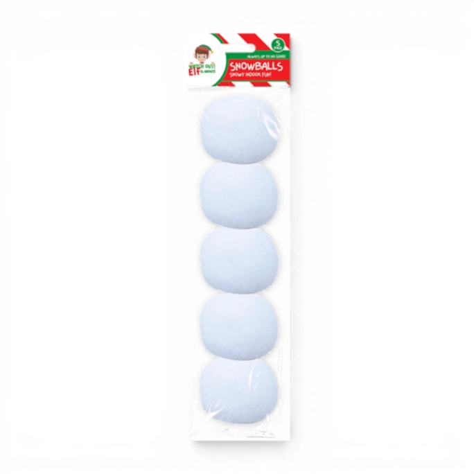 Wholesale Elf Indoor Snowballs - 5 Pack | Wholesale Direct