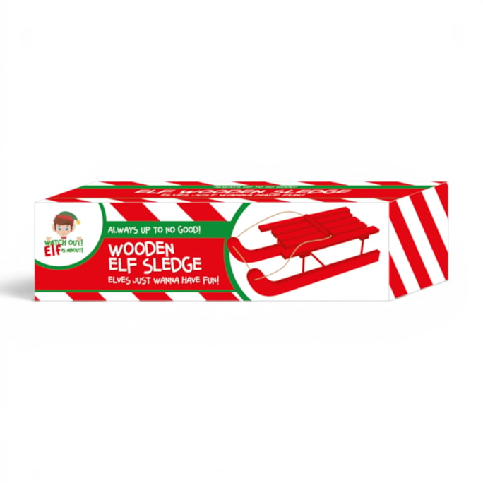 Wholesale Elf Wooden Sledge | Wholesale Direct Wholesale Elf Wooden Sledge | Wholesale Direct