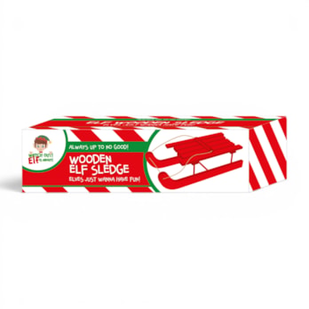 Wholesale Elf Wooden Sledge | Wholesale Direct Wholesale Elf Wooden Sledge | Wholesale Direct