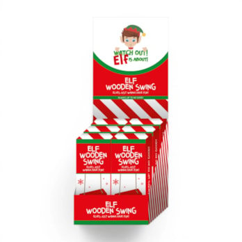 Wholesale Elf Wooden Swing CDU | Wholesale Direct Wholesale Elf Wooden Swing CDU | Wholesale Direct