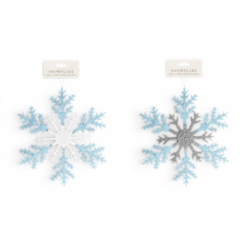 Wholesale Silver & White Acrylic Glitter Snowflake 26cm | Wholesale Direct Wholesale Silver & White Acrylic Glitter Snowflake 26cm | Wholesale Direct