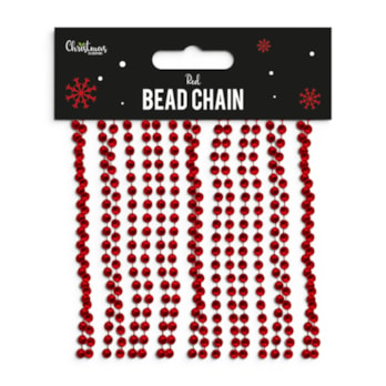 Wholesale Red Bead Chain 2.7m | Wholesale Direct
