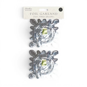 Wholesale Silver Foil Garlands - 2 Pack | Wholesale Direct