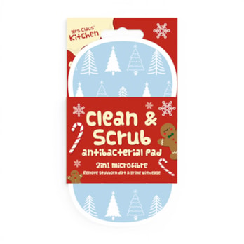 Wholesale Christmas 2 in 1 Scrubbing Pad | Wholesale Direct