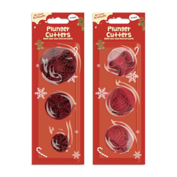 Wholesale Xmas Plunger Cutters 3 Pack | Wholesale Direct
