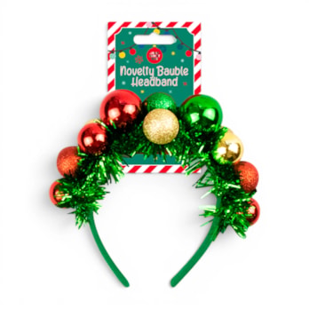 Wholesale Novelty Bauble Headband | Wholesale Direct Wholesale Novelty Bauble Headband | Wholesale Direct