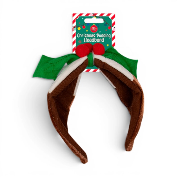 Wholesale Christmas Pudding Headband | Wholesale Direct