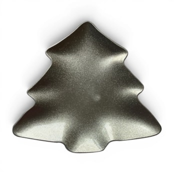 Wholesale Glitter Christmas Tree Plate | Wholesale Direct