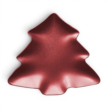 Wholesale Glitter Christmas Tree Plate | Wholesale Direct