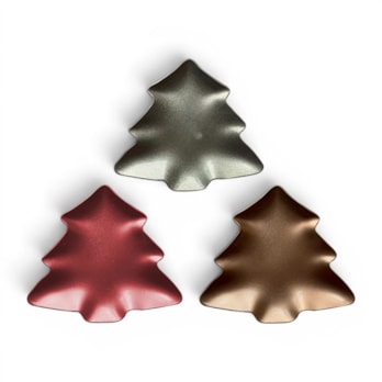Wholesale Glitter Christmas Tree Plate | Wholesale Direct