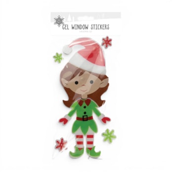 Wholesale Christmas Elf Gel Window Sticker | Wholesale Direct