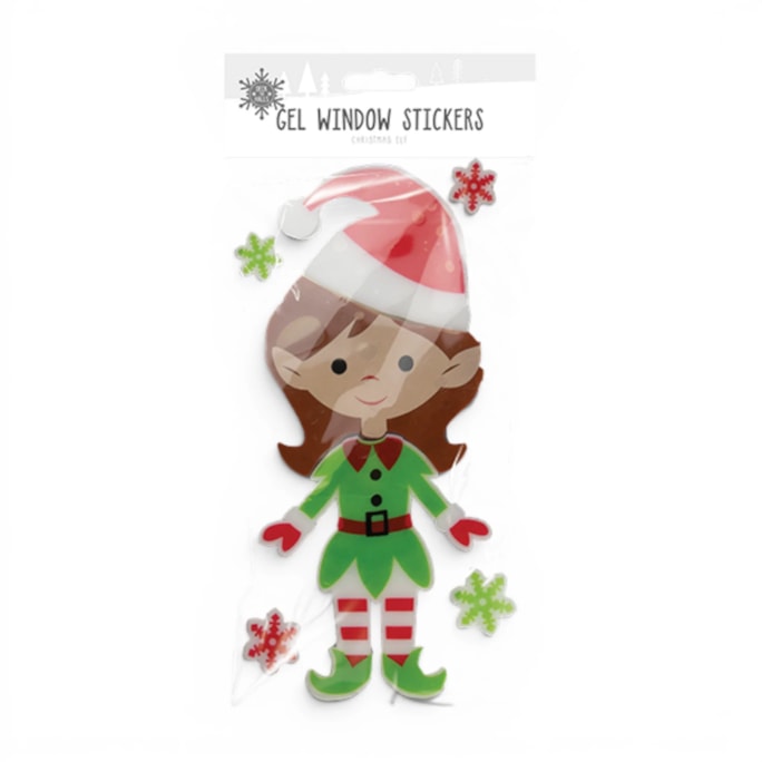 Wholesale Christmas Elf Gel Window Sticker | Wholesale Direct