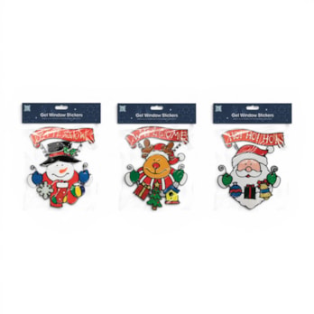 Wholesale Christmas Figures Window Stickers | Wholesale Direct