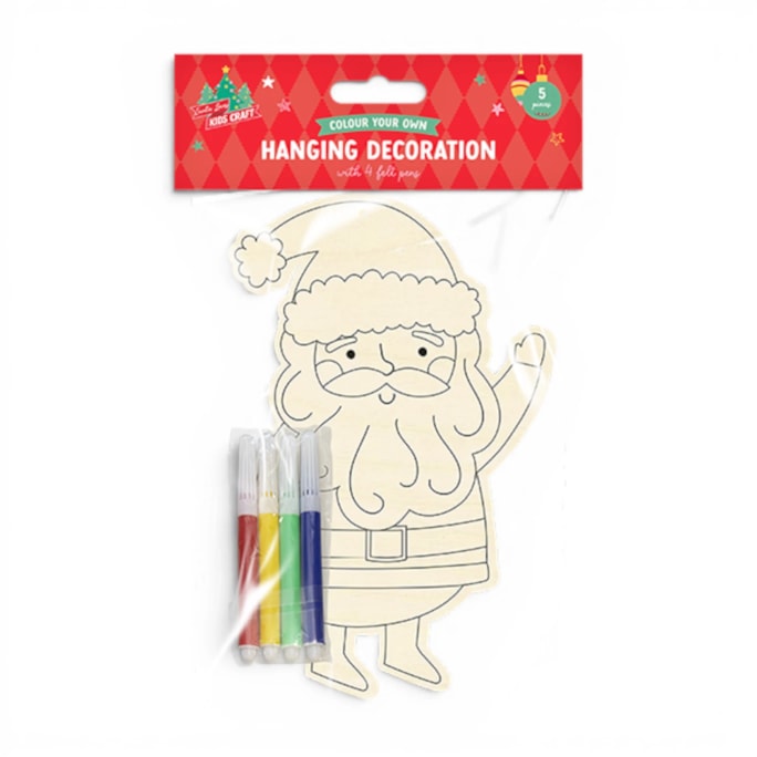 Wholesale Colour Your Own Christmas Hanging Decoration | Wholesale Direct Wholesale Colour Your Own Christmas Hanging Decoration | Wholesale Direct