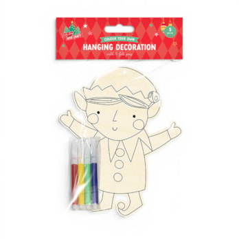 Wholesale Colour Your Own Christmas Hanging Decoration | Wholesale Direct Wholesale Colour Your Own Christmas Hanging Decoration | Wholesale Direct