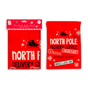 Wholesale Christmas Jute Sack 69cm x 50cm | Wholesale Direct
