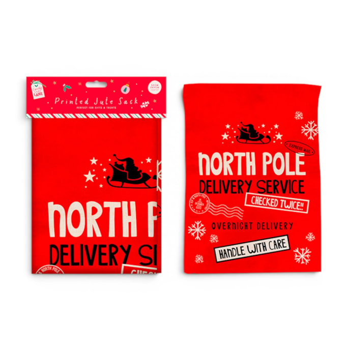 Wholesale Christmas Jute Sack 69cm x 50cm | Wholesale Direct