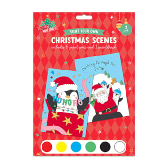 Wholesale Christmas Paint By Numbers 2pk | Wholesale Direct Wholesale Christmas Paint By Numbers 2pk | Wholesale Direct