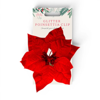 Wholesale Poinsettia Clip | Wholesale Direct